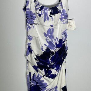 Beautiful Lavender and White Summer Dress